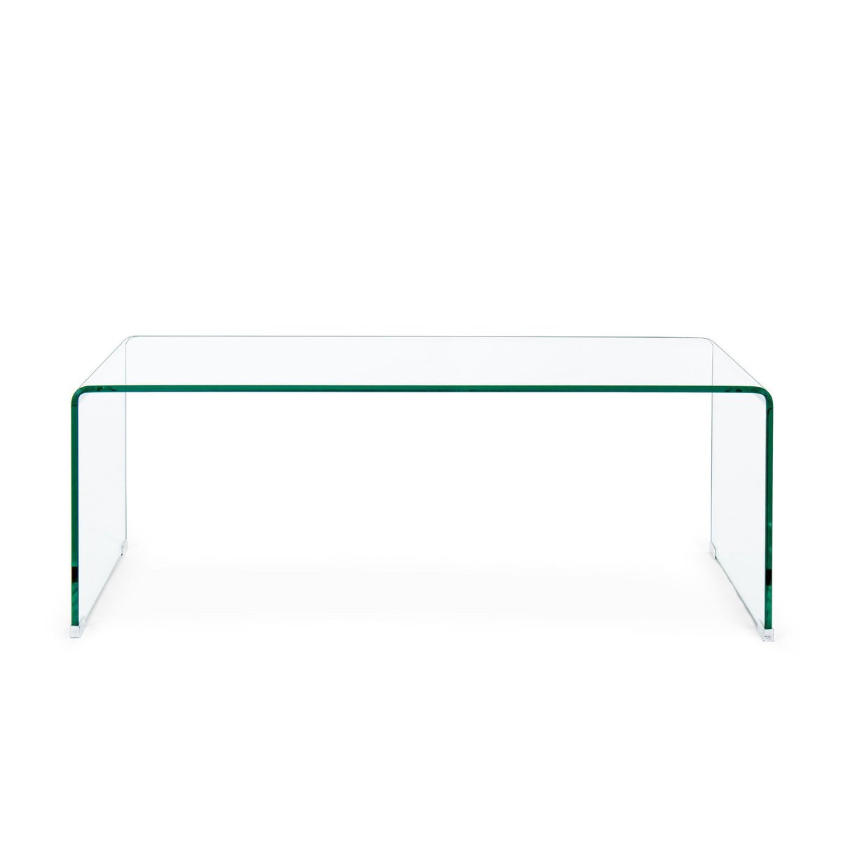 Table basse rectangulaire contemporaine en verre L120 - IDORA transparent, HELLIN, DEPUIS 1862