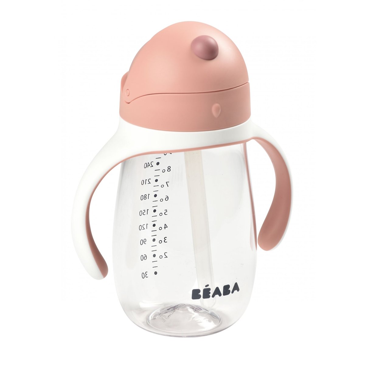 Tasse paille 300 ml rose ancienne, BEABA