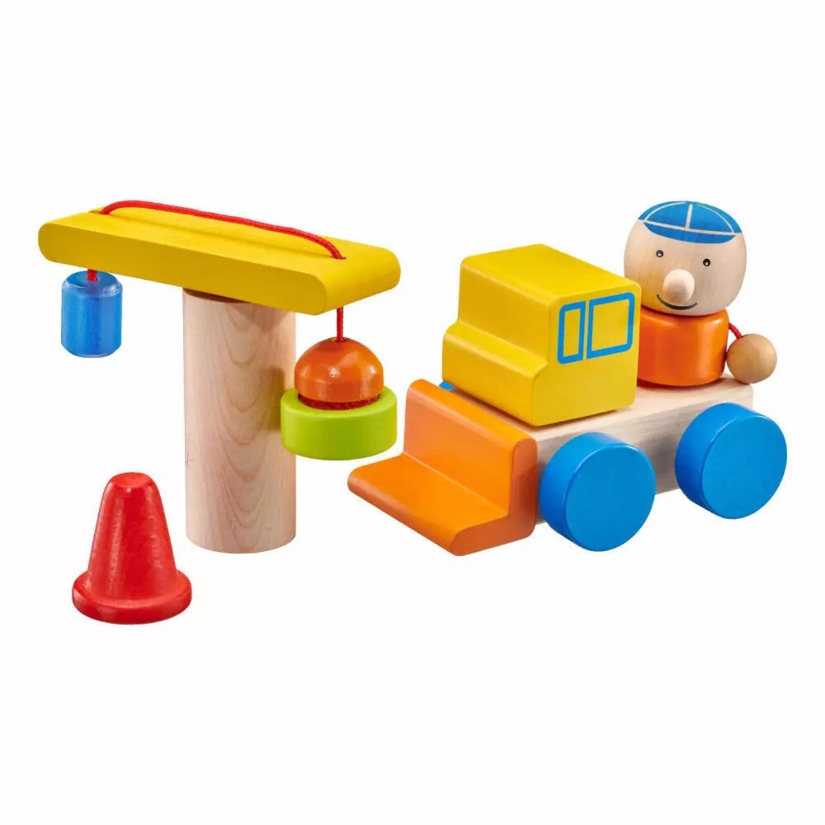 Véhicule de chantier, 8 pcs jaune, SELECTA