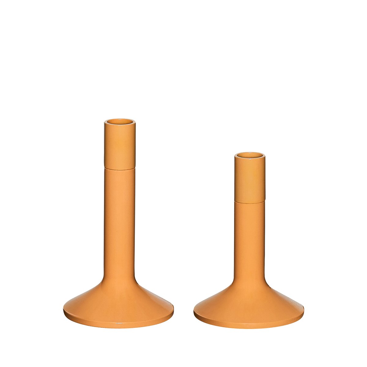 Porte-bougie en fer KINDRED orange, HUBSCH