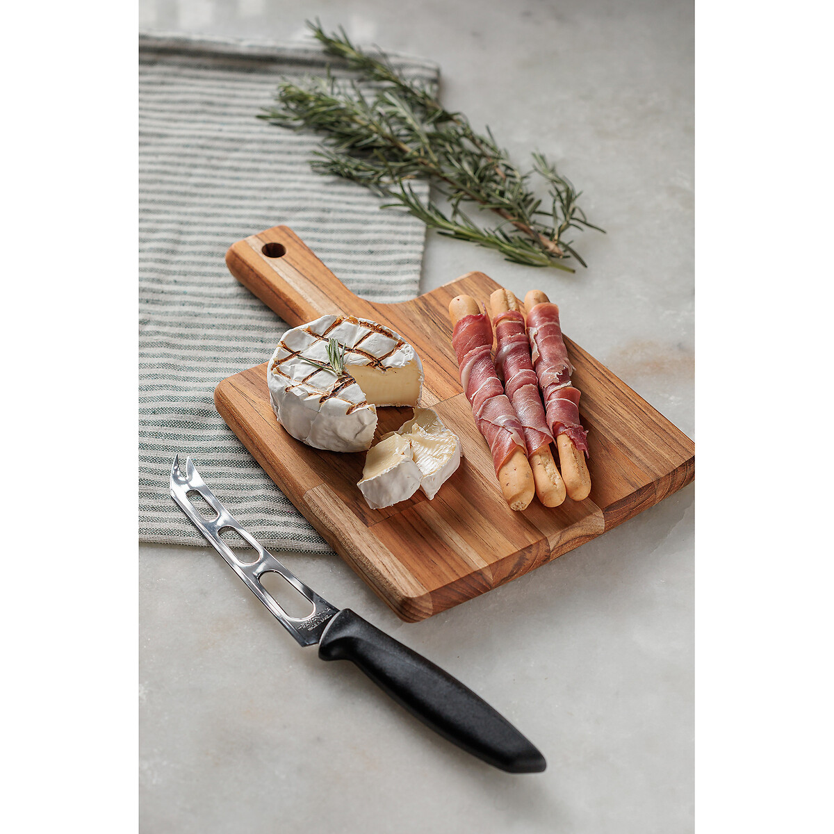Kit Tábua + Faca para Queijo em madeira Teca, Tramontina madeira, TRAMONTINA