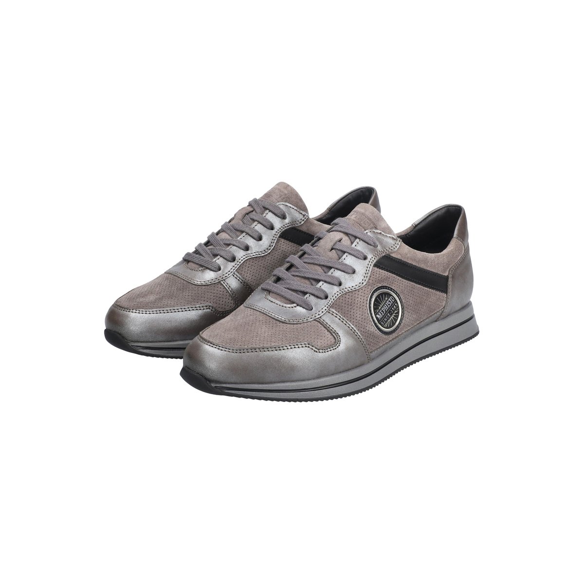 Baskets en cuir LORA taupe p5140737, MEPHISTO