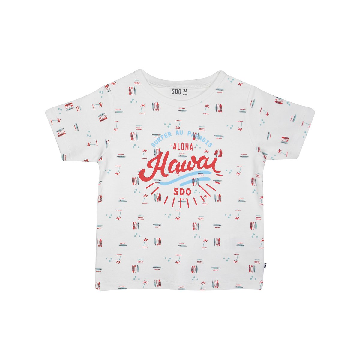 Tee shirt giulio manches courtes enfant blanc, SUCRE D'ORGE