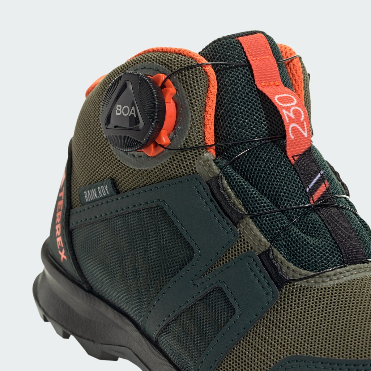 Chaussure De Randonnée Terrex Boa Mid Rain.rdy Chaussure De Randonnée Terrex Boa Mid Rain.rdy shadow green / pulse olive / impact orange, adidas Performance