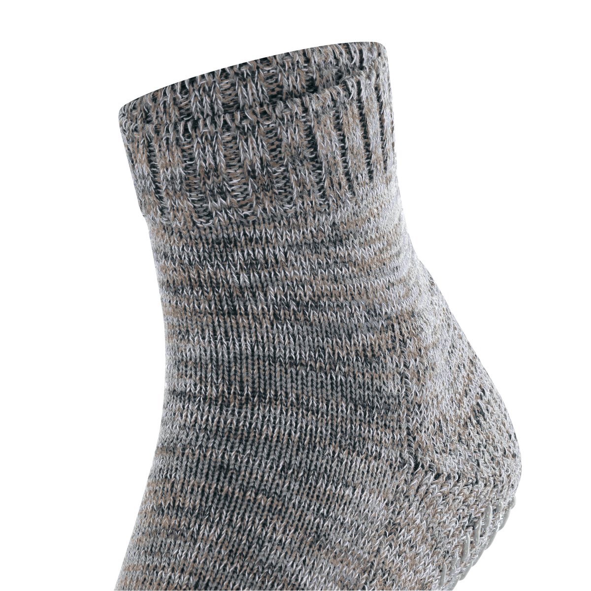 Chaussettes à picots Cotton Grip argent, FALKE