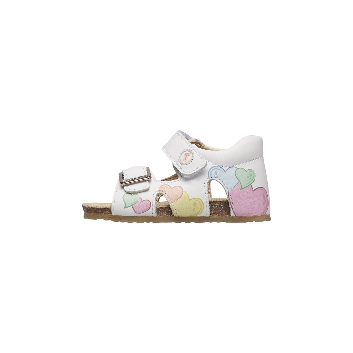 Sandales en cuir BYMIA blanc-, FALCOTTO