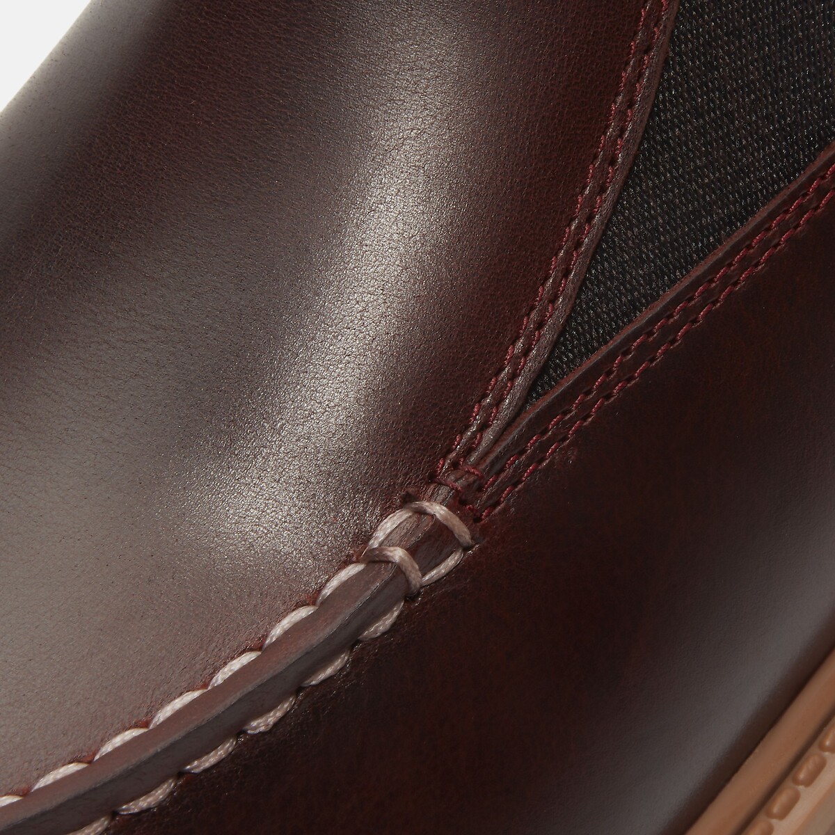 Bottines compensées, en cuir, STONE STREET MID CHELSEA bordeaux, TIMBERLAND