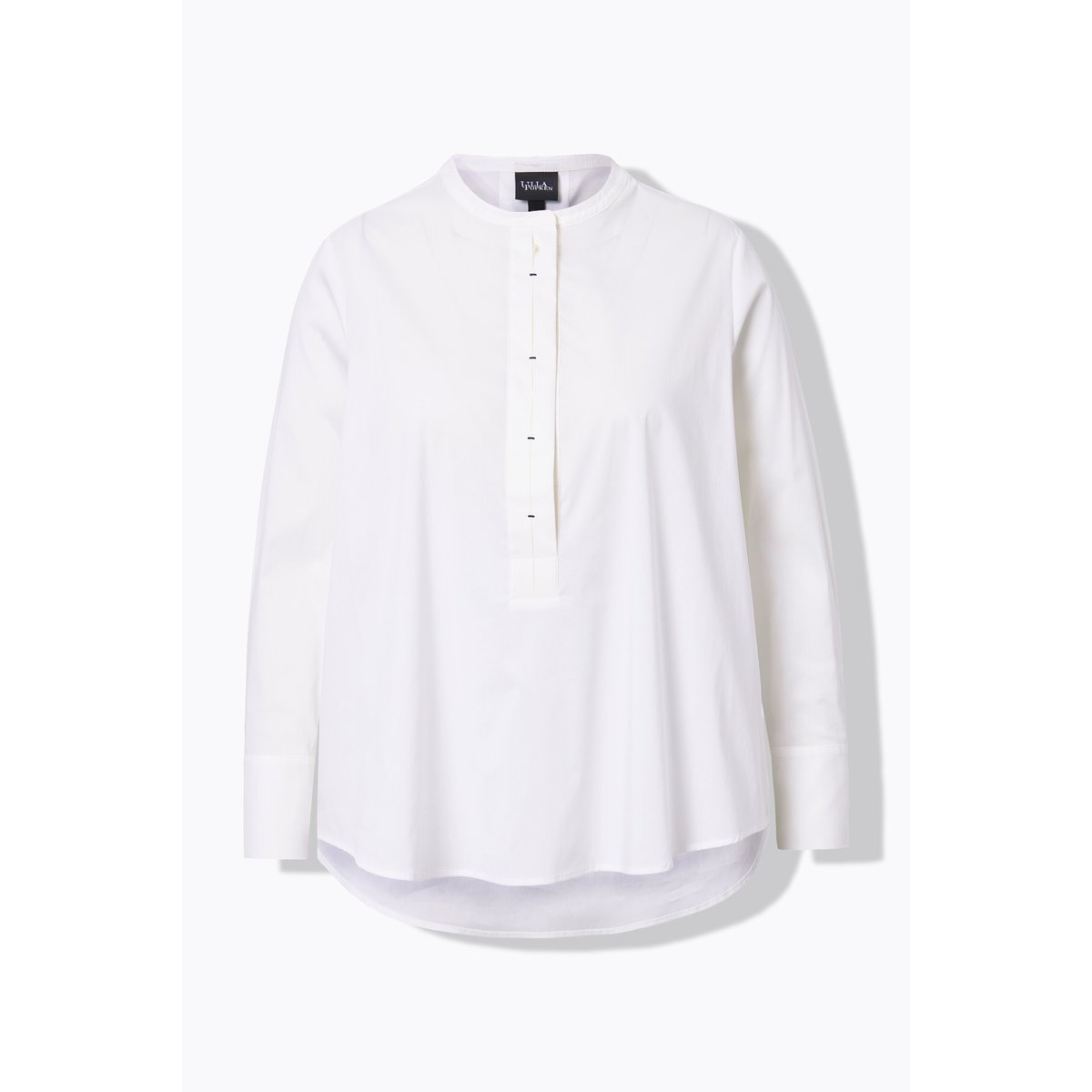 Tunique avec bordure fantaisie blanc cassé, ULLA POPKEN