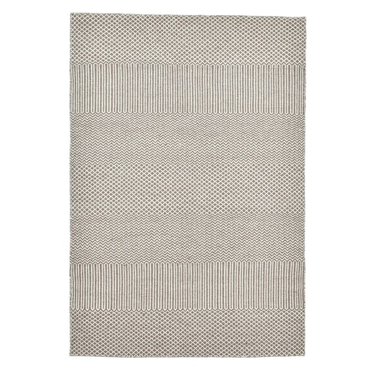 Tapis tissé main style scandinave - TRONDHEIM naturel, THEKO