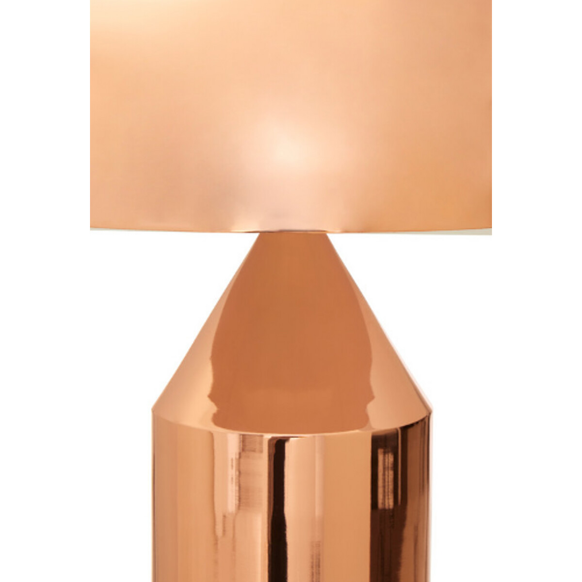 Tobi Contemporary Abstract Shape Table Lamp in Copper copper, FIFTY FIVE SOUTH