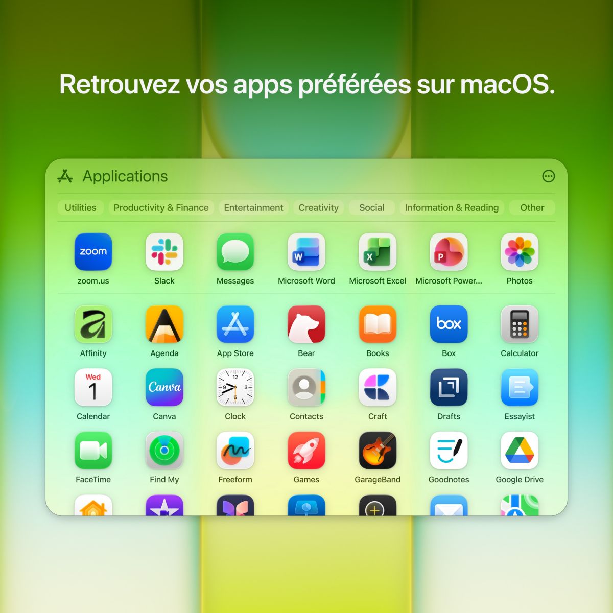Ordinateur Apple Neo Puce A18 Pro CPU 6 / GPU 5 coeurs Mémoire RAM 8Go Stockage 256Go SSD Jaune agrume couleur unique, APPLE