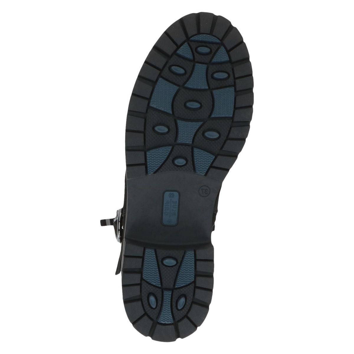 Bottine en cuir noir nubuck, CAPRICE