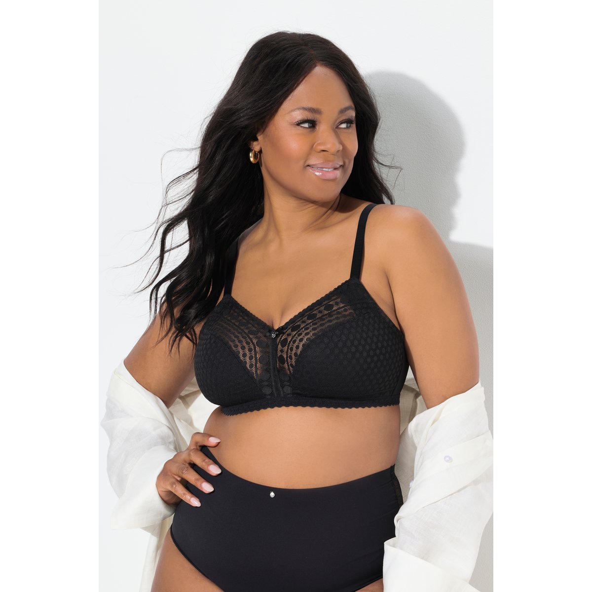 Bralette TRUYOU, sans armatures noir, ULLA POPKEN
