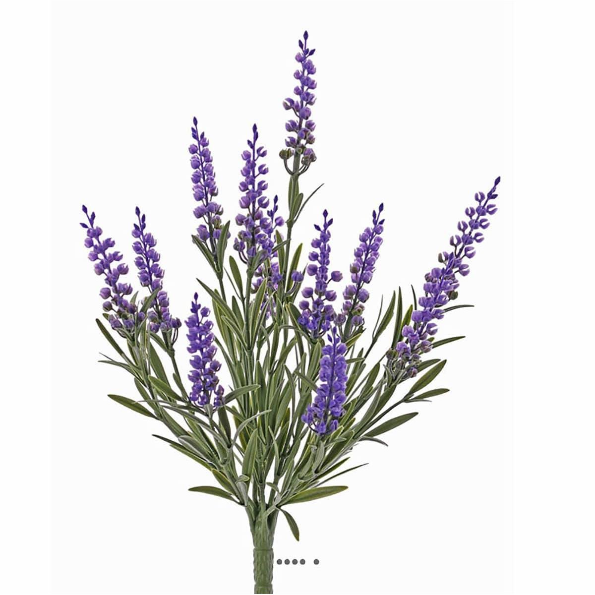 Piquet de fausse lavande H 35 cm pour ext lavande, ARTIFICIELLES