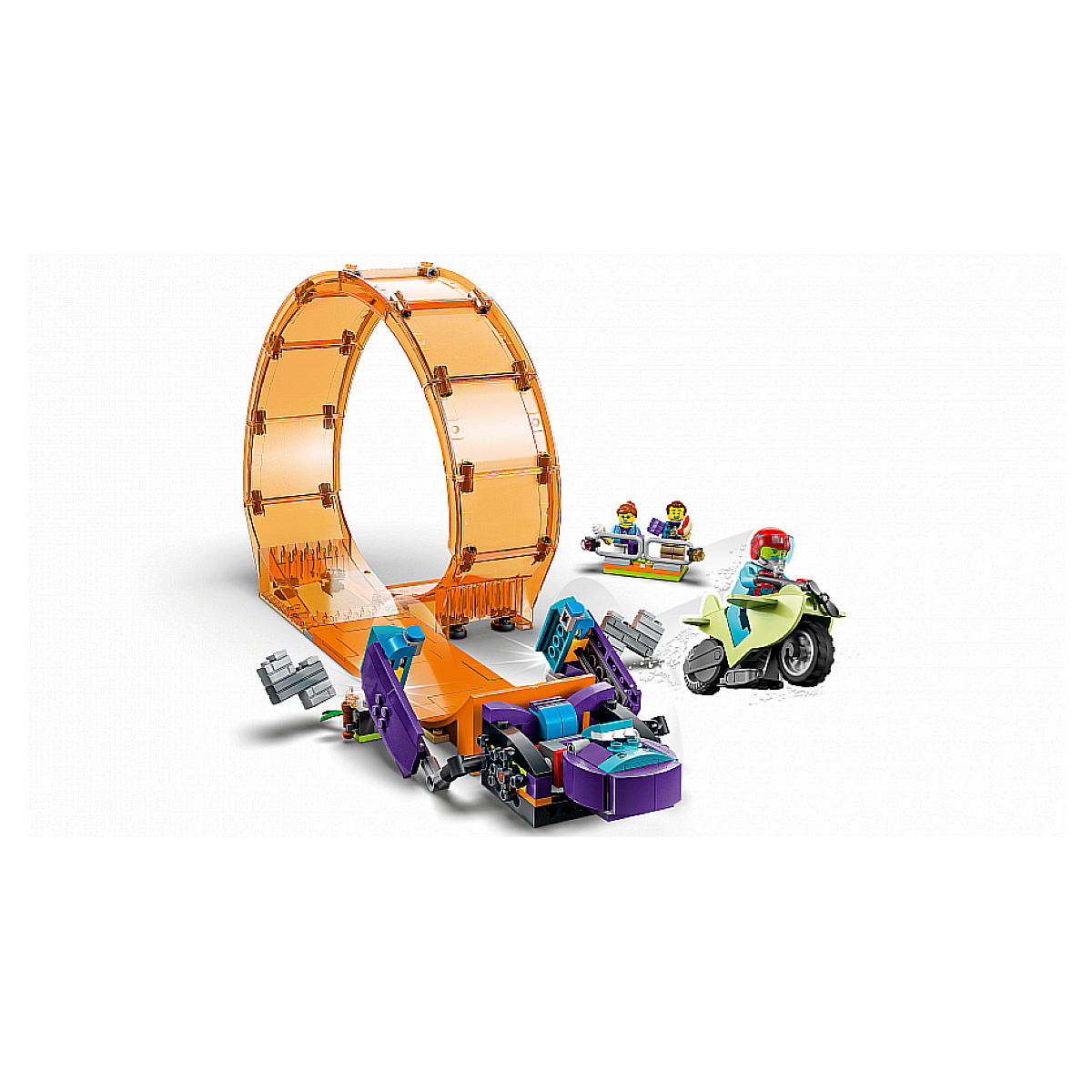 60338 Le looping du chimpanzé cogneur ® City multicolore, LEGO