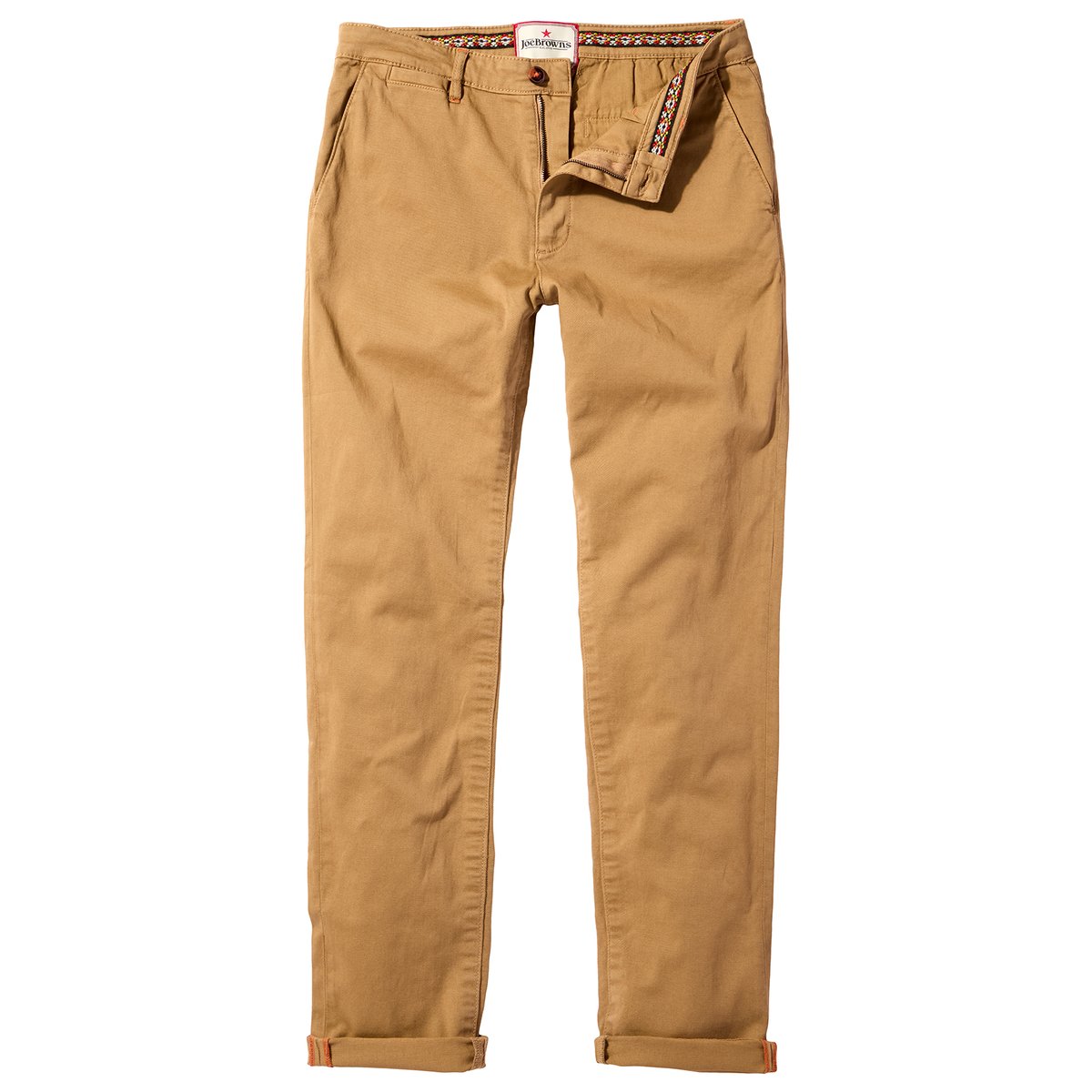 Pantalon Chino À Jambe Droite tabac, JOE BROWNS