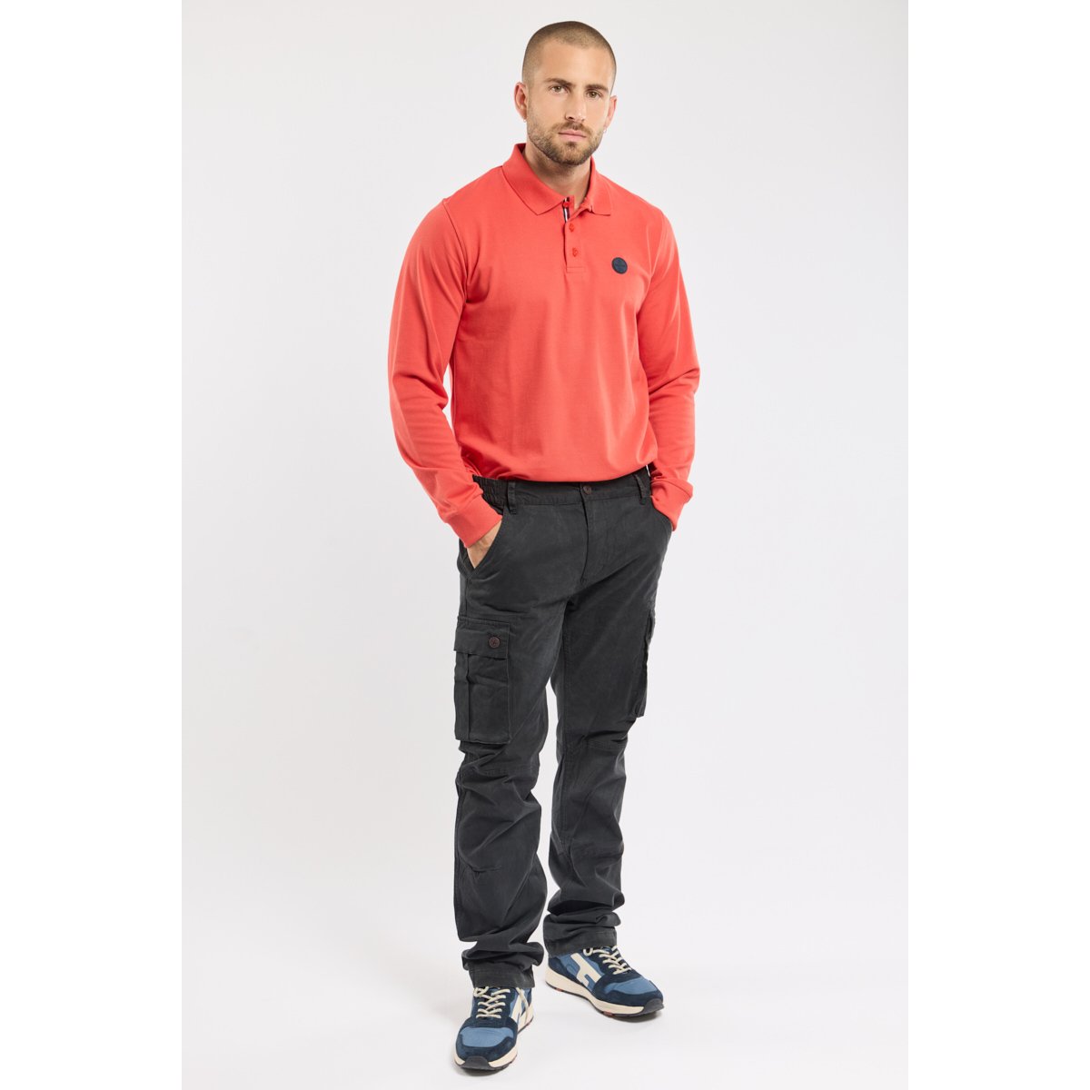 Pantalon multipoches DECKYL navy, BERMUDES