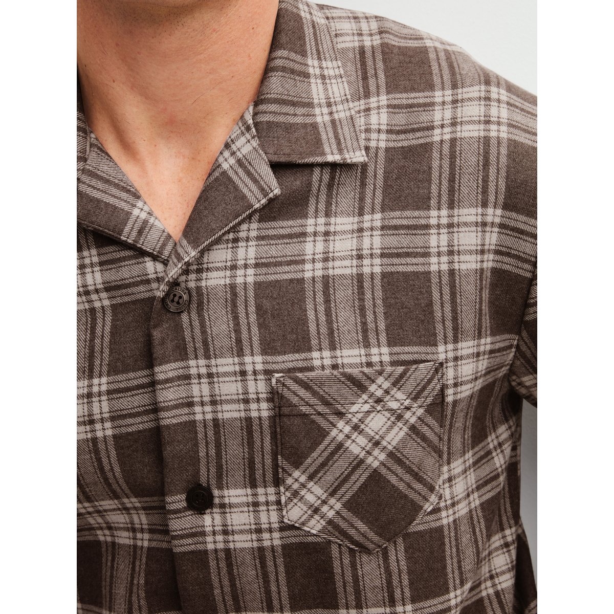 manches longues Lyocell RELAX FLANNEL MOOD coffee bean, CALIDA
