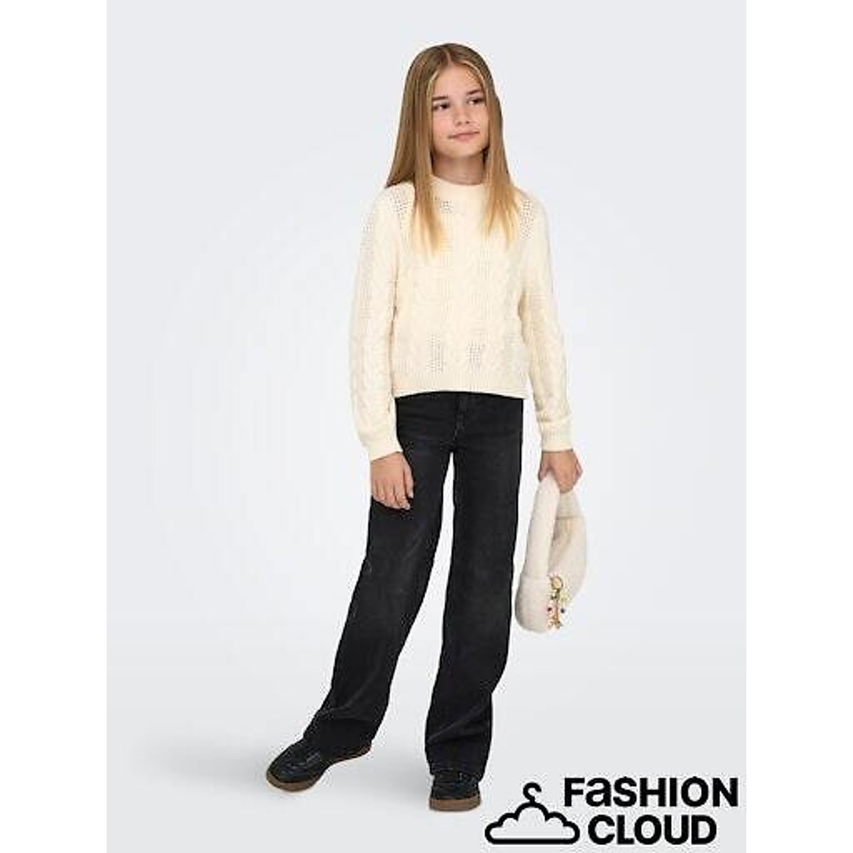 Kogjuicy Straight Jeans faded black, KIDS ONLY