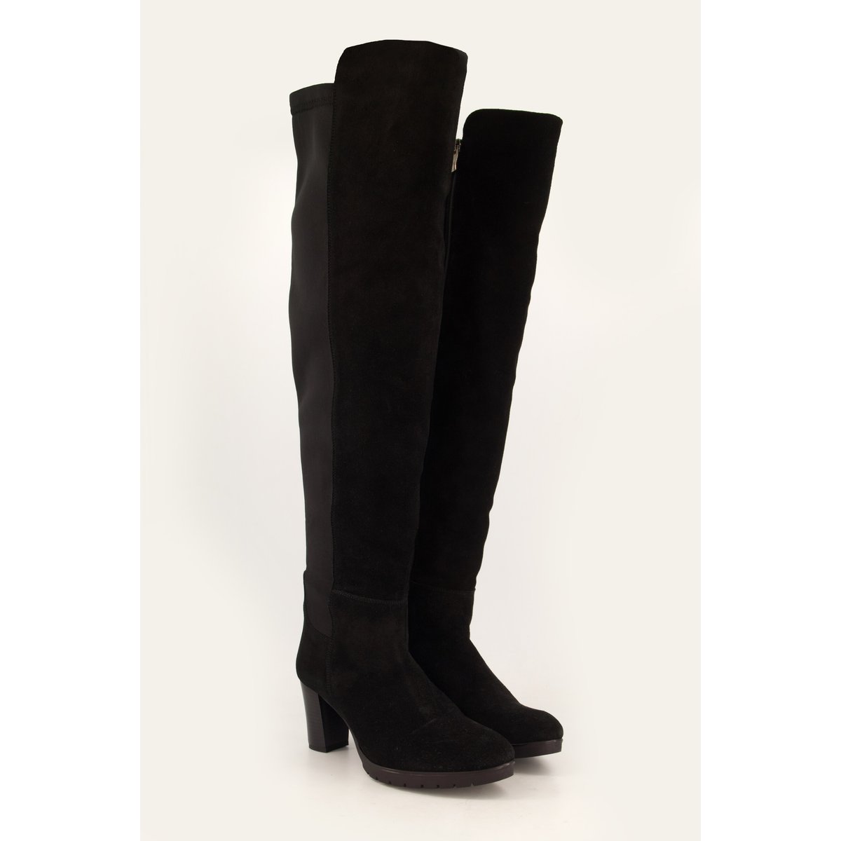 Bottes tige XXL , pied large noir, ULLA POPKEN
