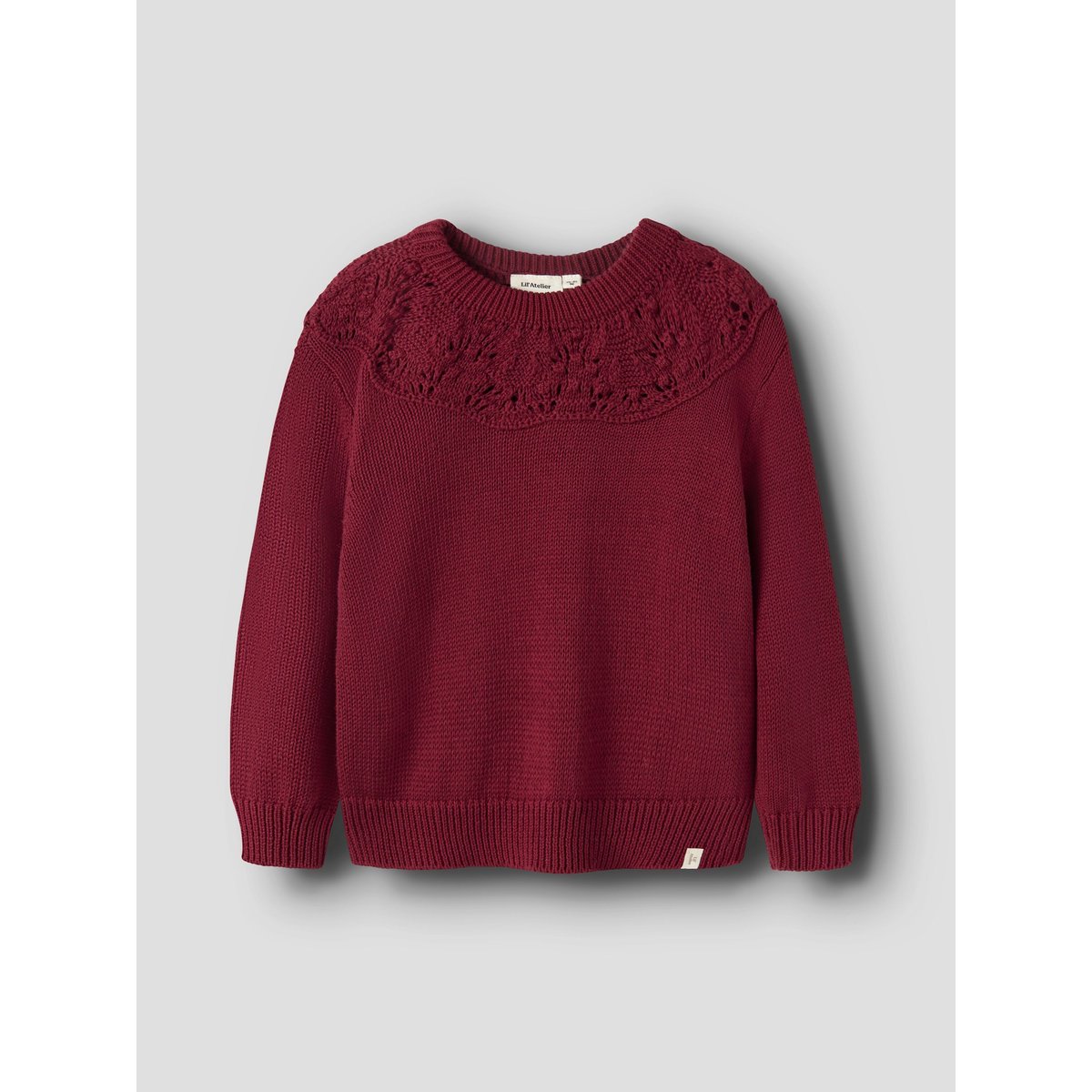 Pull En Maille rouge - biking red1, NAME IT
