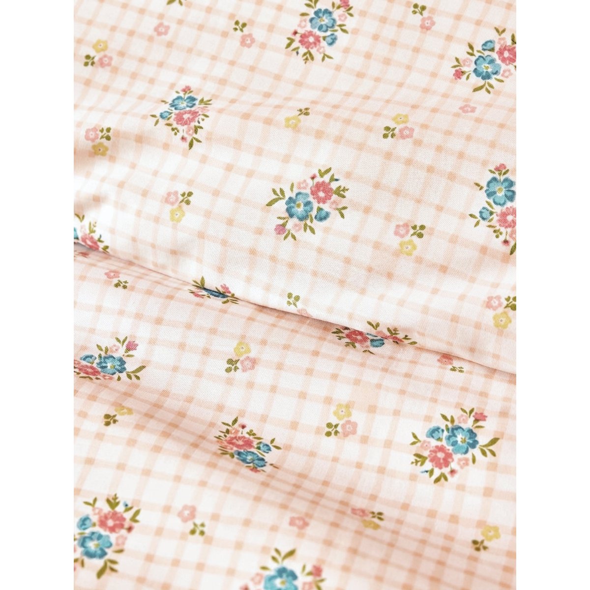 Housse de couette percale de coton "Lilou" imprimérime multico, CYRILLUS