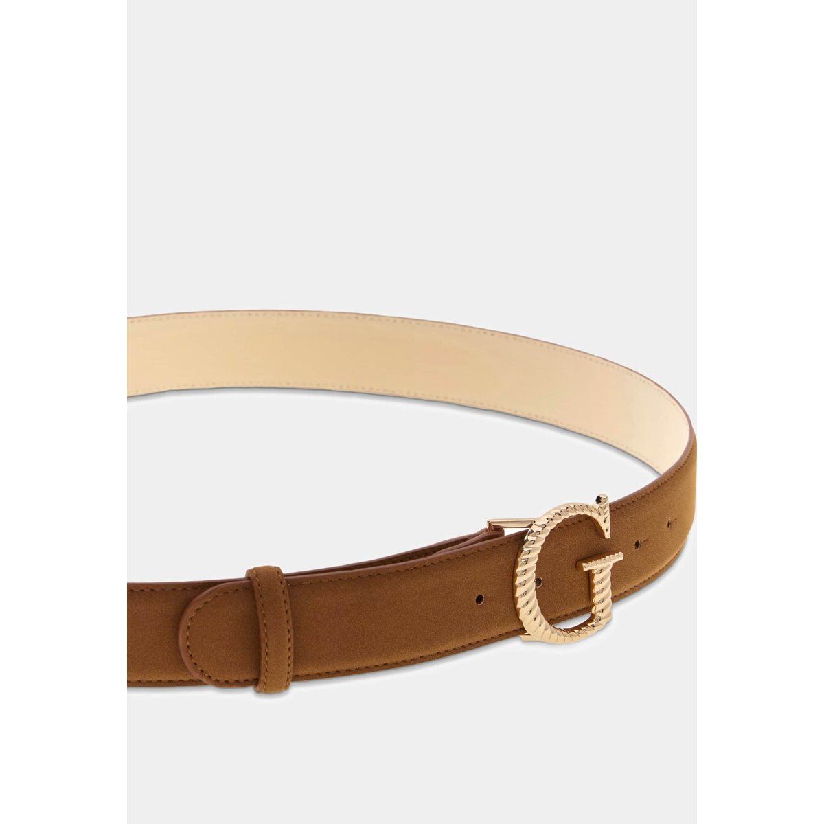 Ceinture Avec Logo marron, GUESS