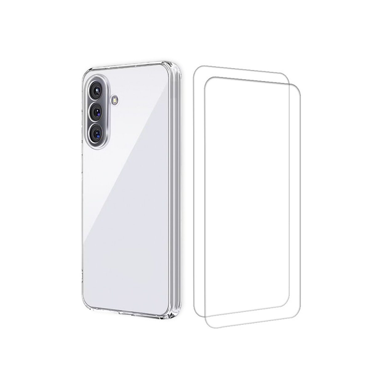 Coque Galaxy A36 antichoc + 2 vitres transparent, EVETANE