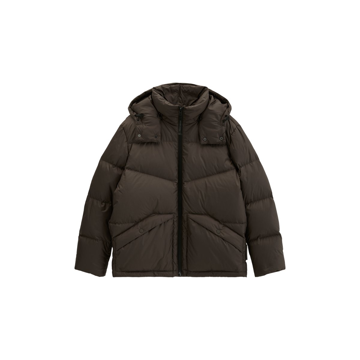 Doudoune coupe classique avec capuche amovible marron, MARC O’POLO DENIM
