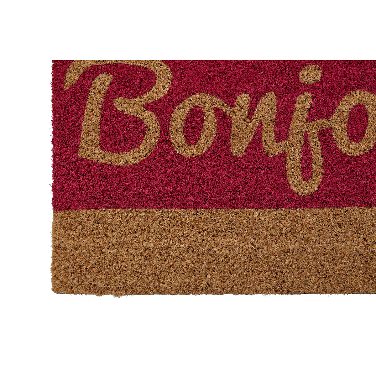 Bonjour Coir Doormat red, SO'HOME