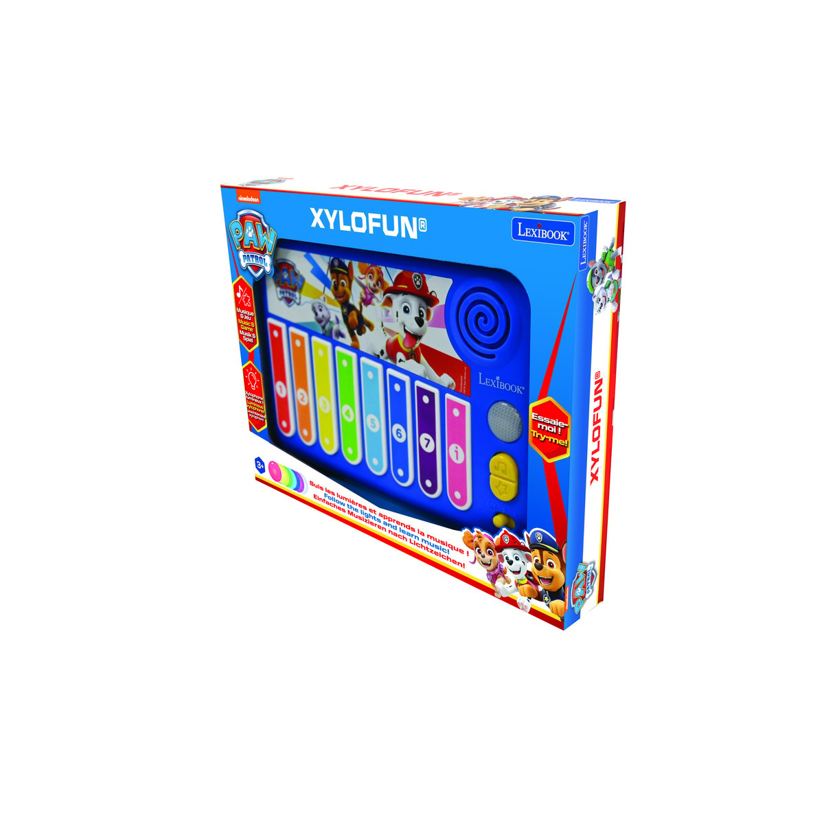 XYLO-FUN Xylophone Pat' Patrouille bleu, LEXIBOOK