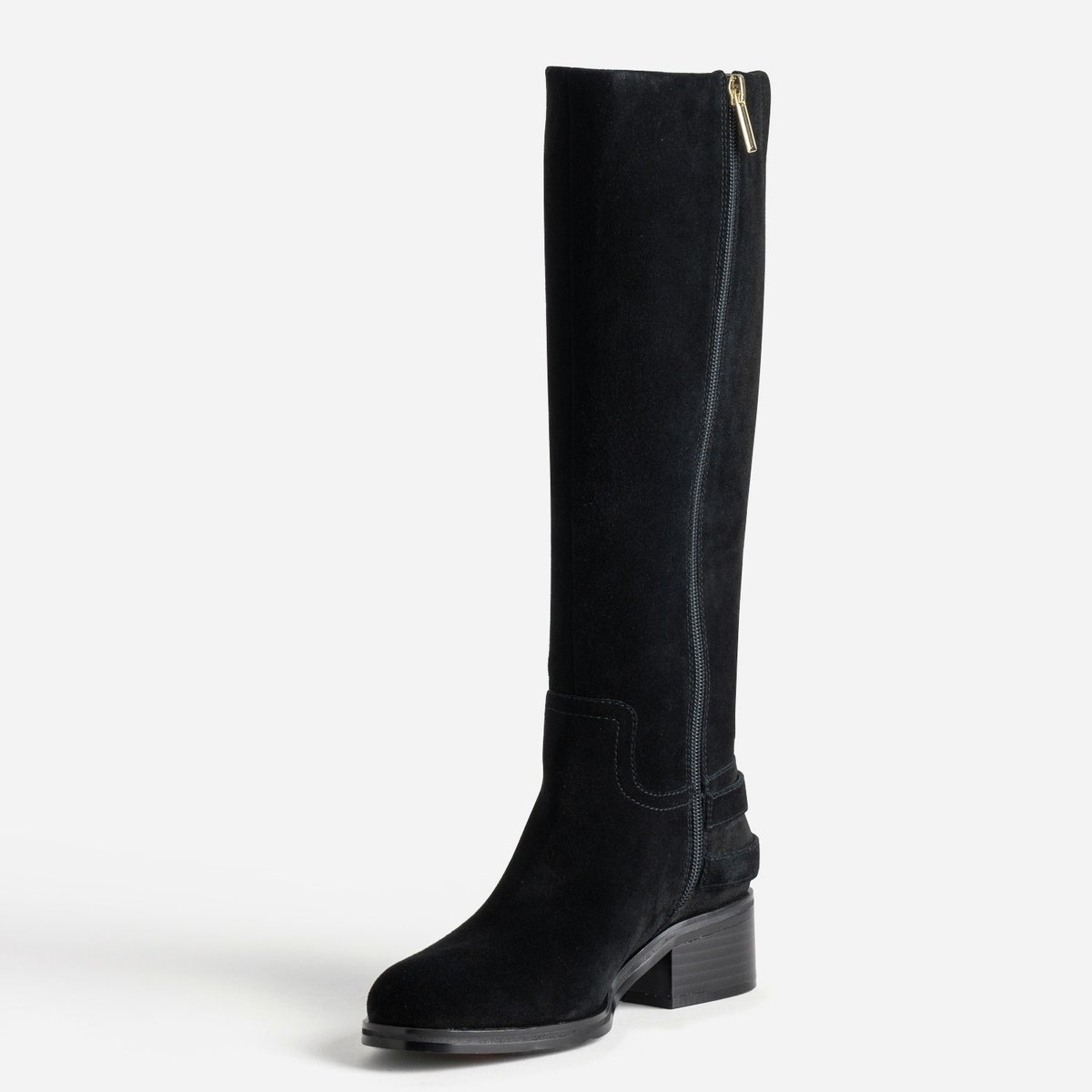 Botte Plate en cuir CALI noir, ERAM