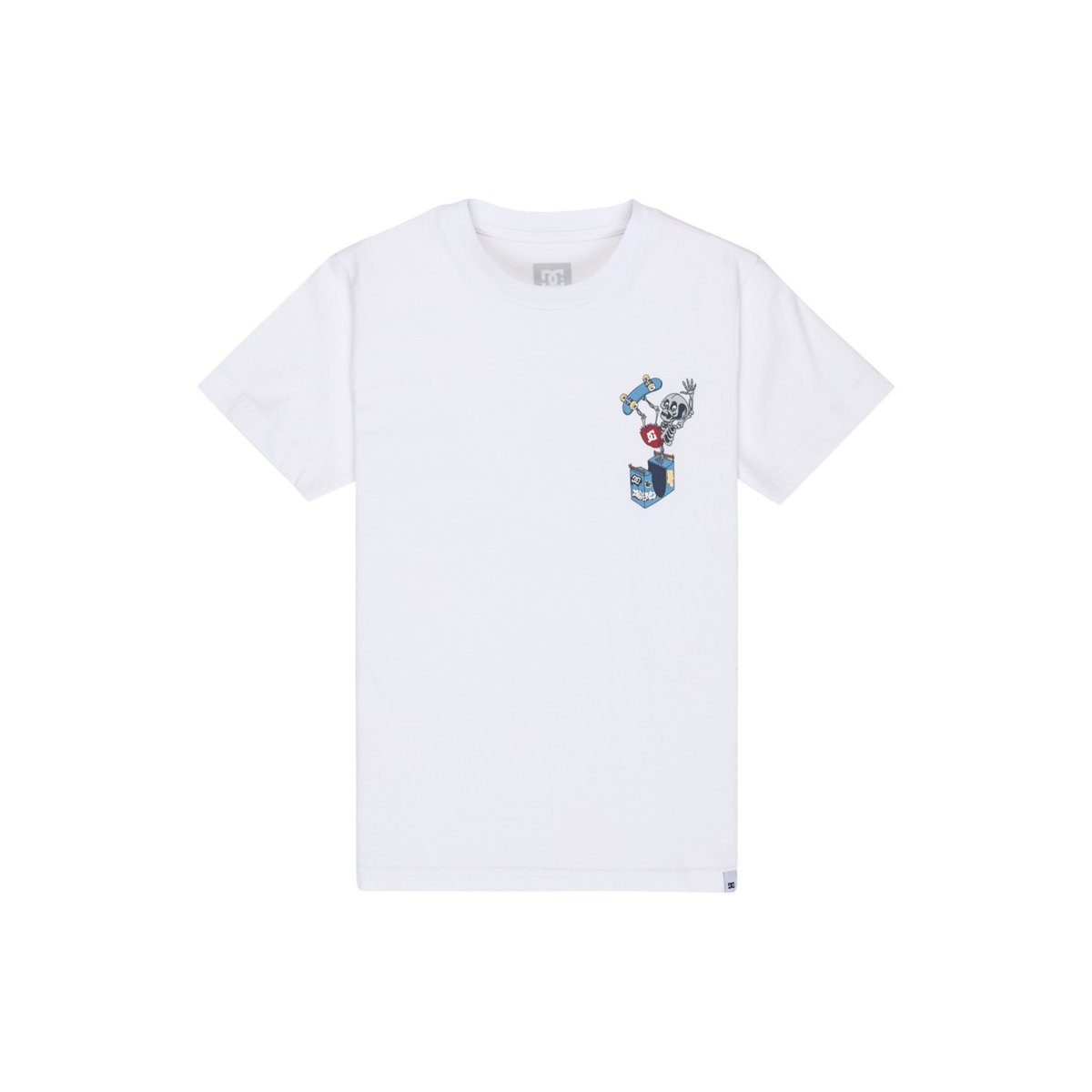 T-Shirt manches courtes HANDPLANT. blanc white, DC SHOES
