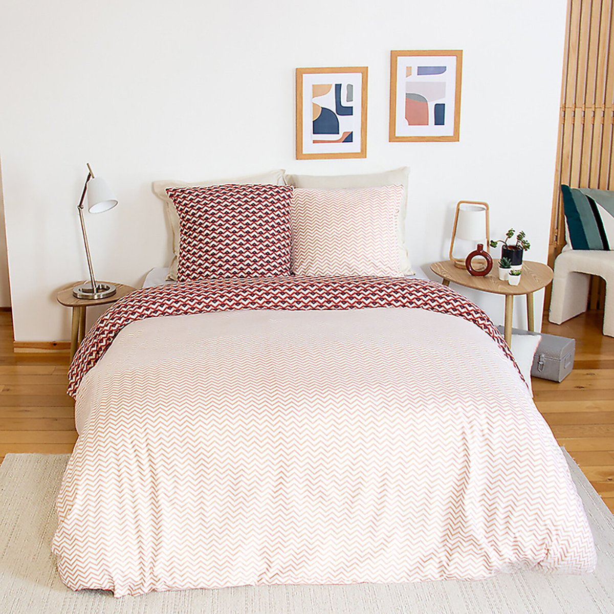 Parure housse de couette en microfibre imprimée, Tiagoh imprime, C DESIGN HOME TEXTILE