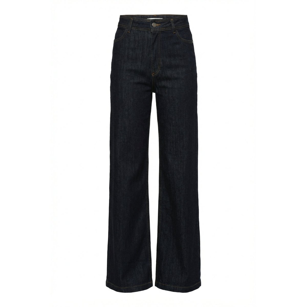 Jean flare taille haute en coton biologique brut, HUMILITY