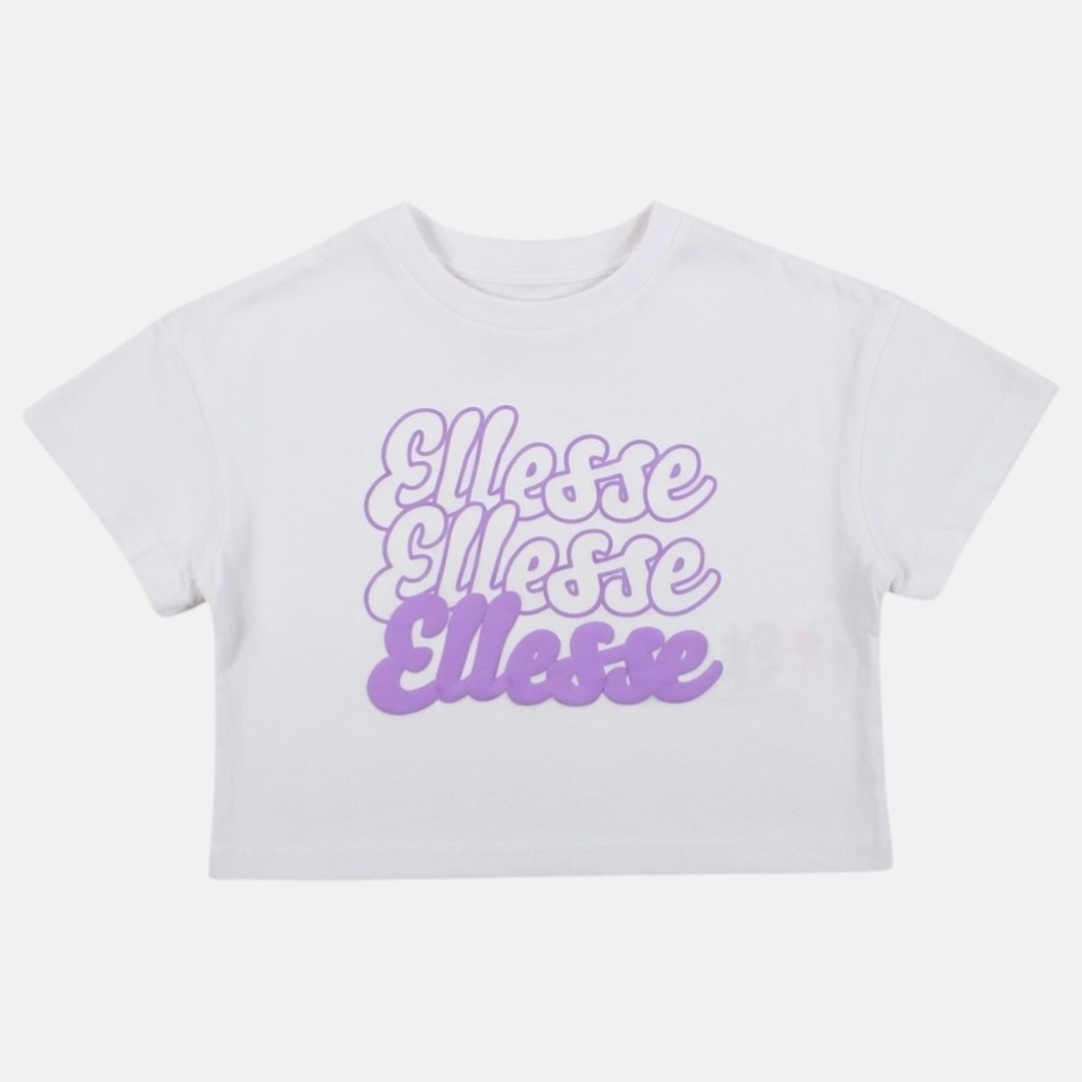 T-shirt manches courtes imprimé, col rond GROOVY violet clair, ELLESSE
