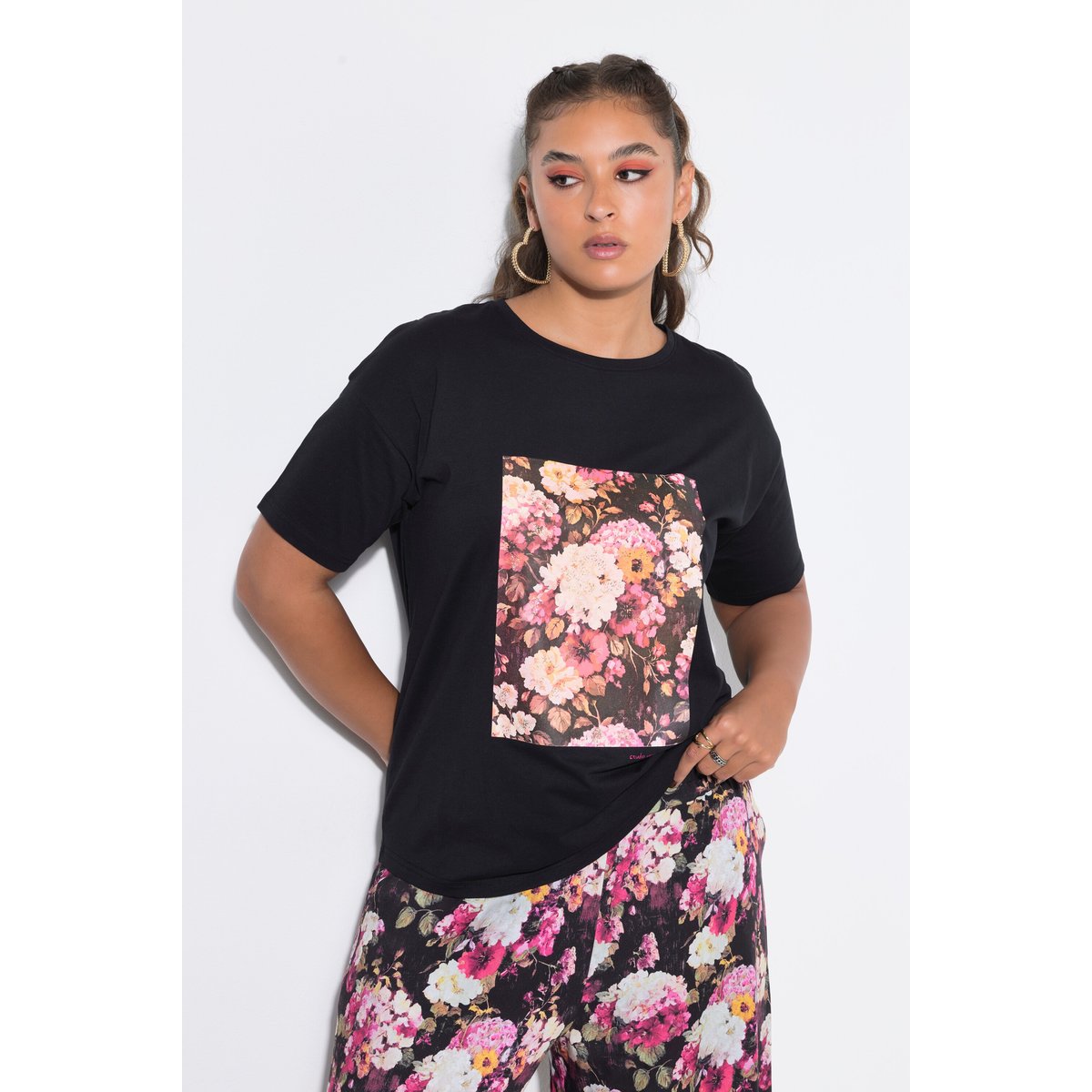 T-shirt oversized noir, STUDIO UNTOLD
