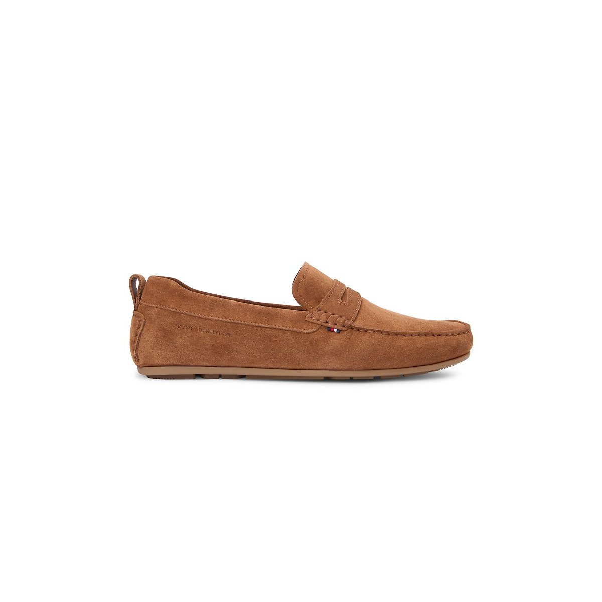 Suede Loafers brown, TOMMY HILFIGER