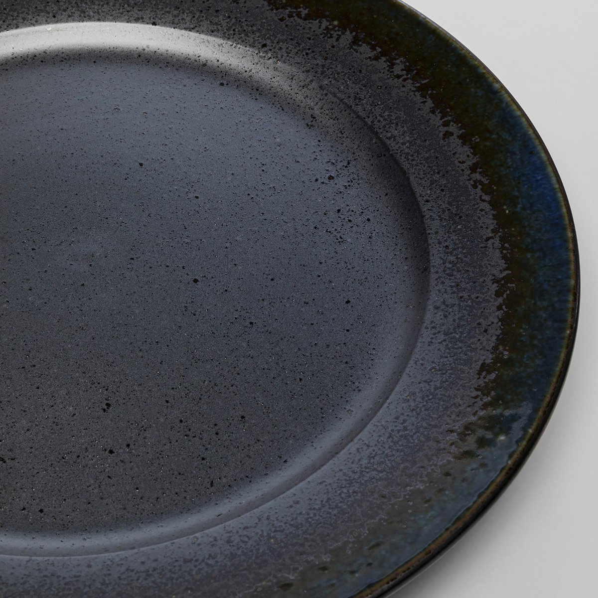 Lot de 4 assiettes plates, KASSANDRA noir, KARE DESIGN