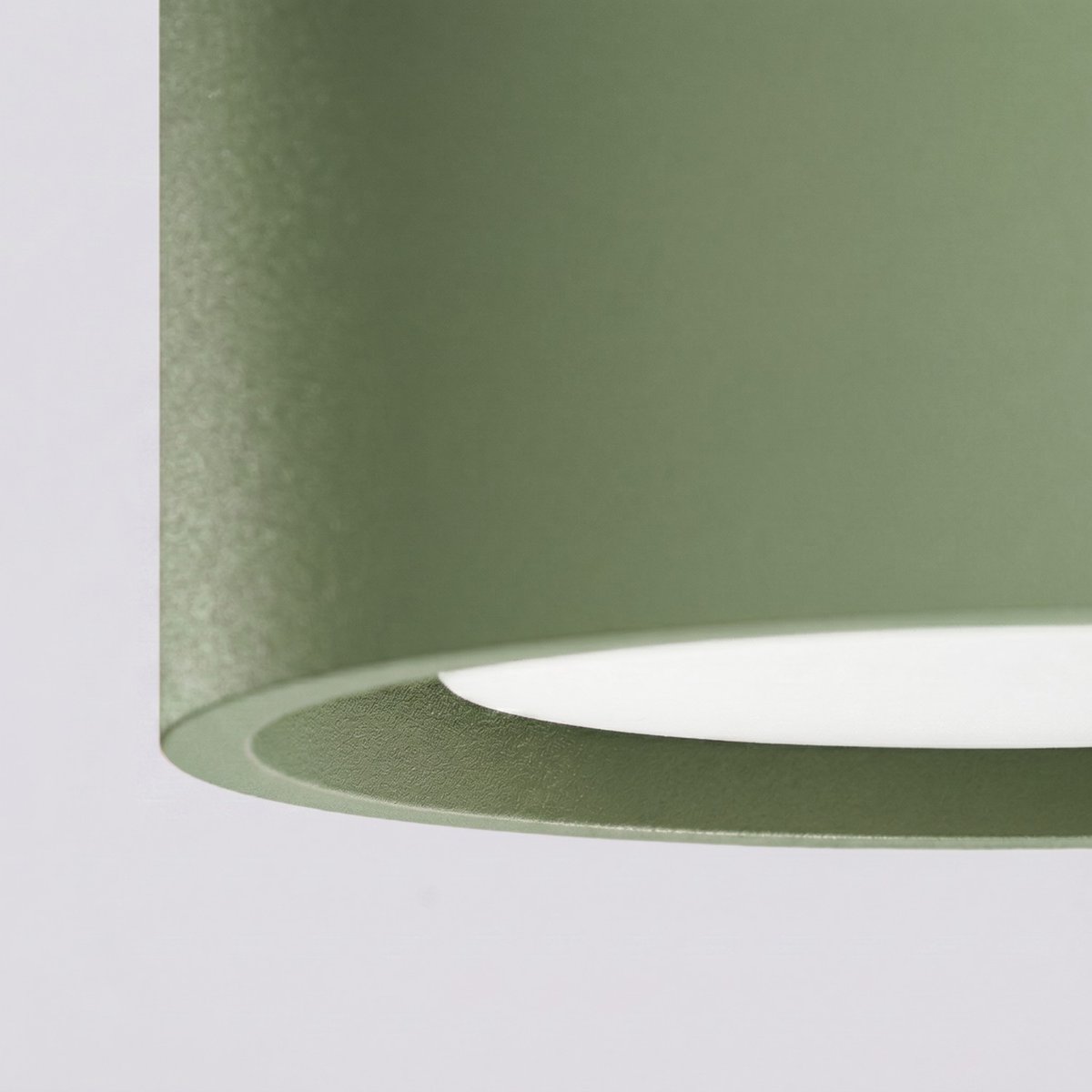 Plafonnier Aluminium Vert Olive Gx53 3 MODO vert olive, EDEN