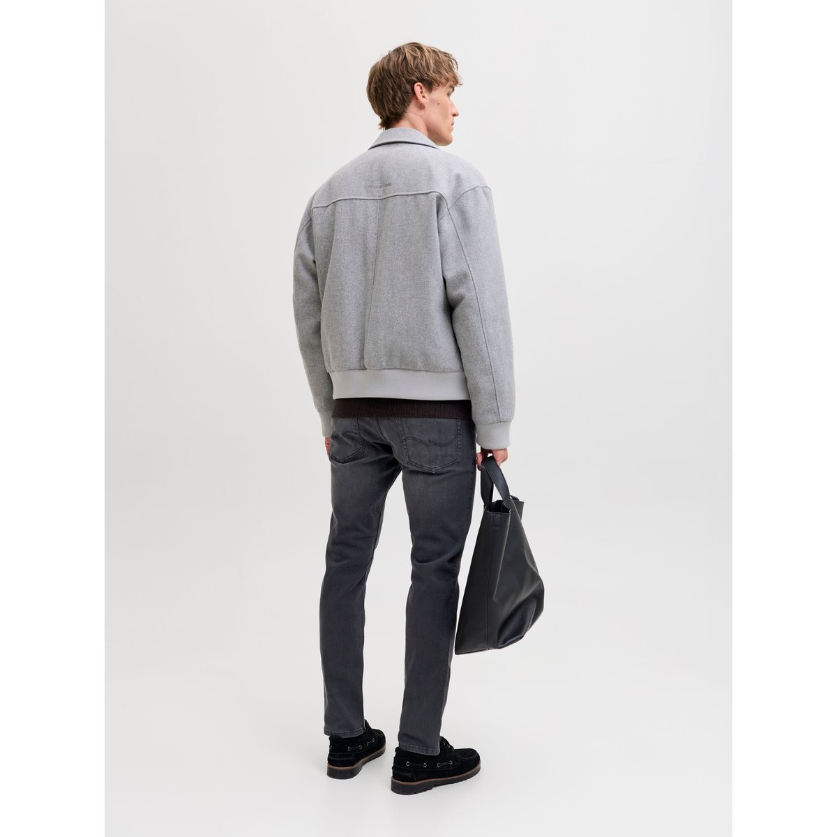 Coupe Slim Droite black denim, JACK & JONES
