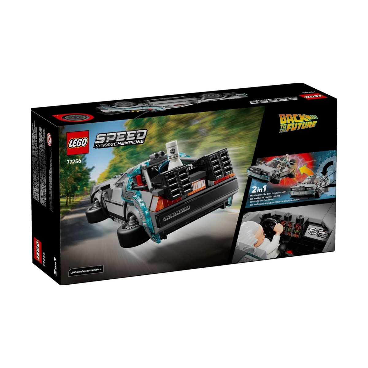 Speed Champions La machine à remonter le temps de Retour vers le futur gris, LEGO