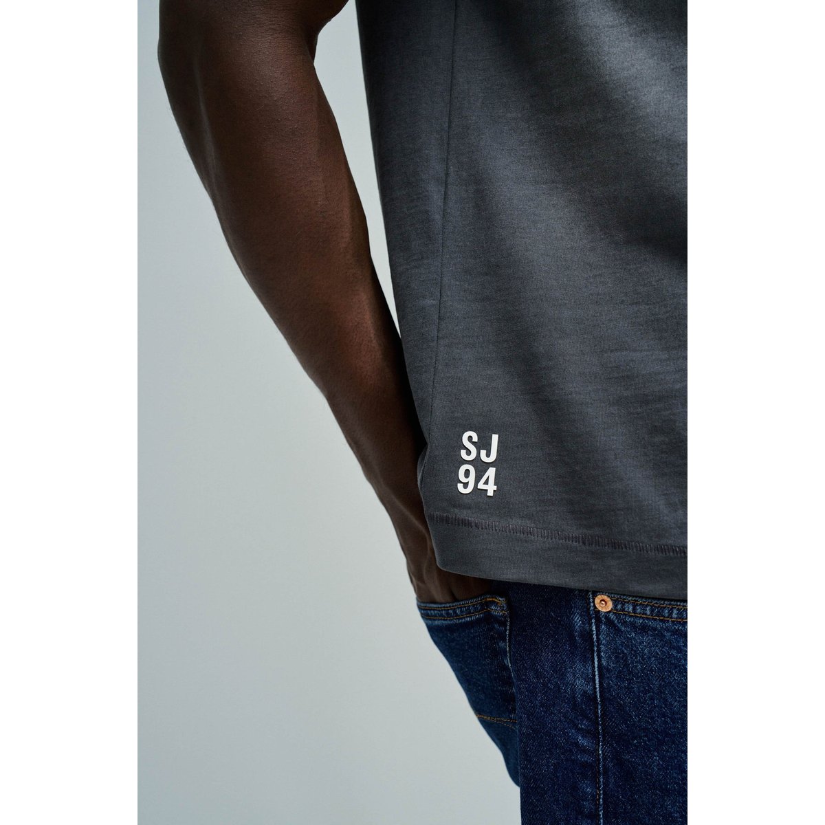 T-SHIRT AVEC IMPRIMÉ ET BRANDING vert kaki, SALSA JEANS
