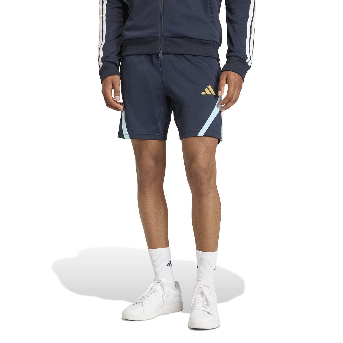 Short HOUSE OF TIRO bleu nuit, ADIDAS SPORTSWEAR