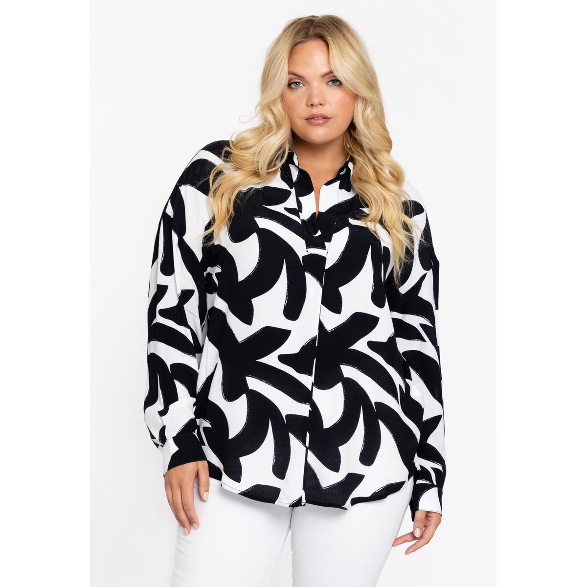 Chemise imprimé / imprimée blanc, YOEK