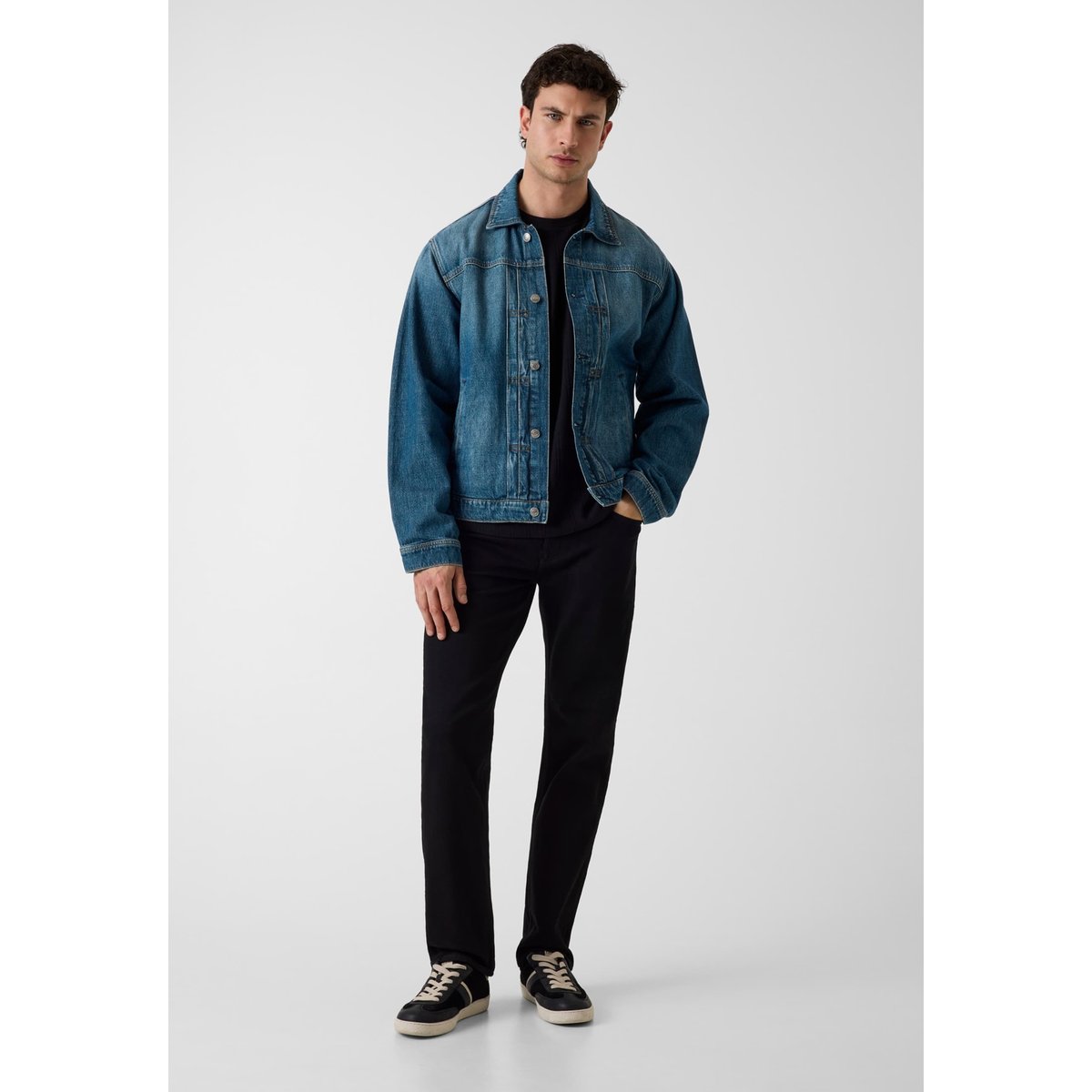 Jeans Slim Angels noir, GUESS