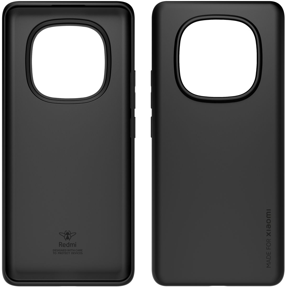 Coque Redmi Note 14 Pro+ 5G Noir couleur unique, XIAOMI