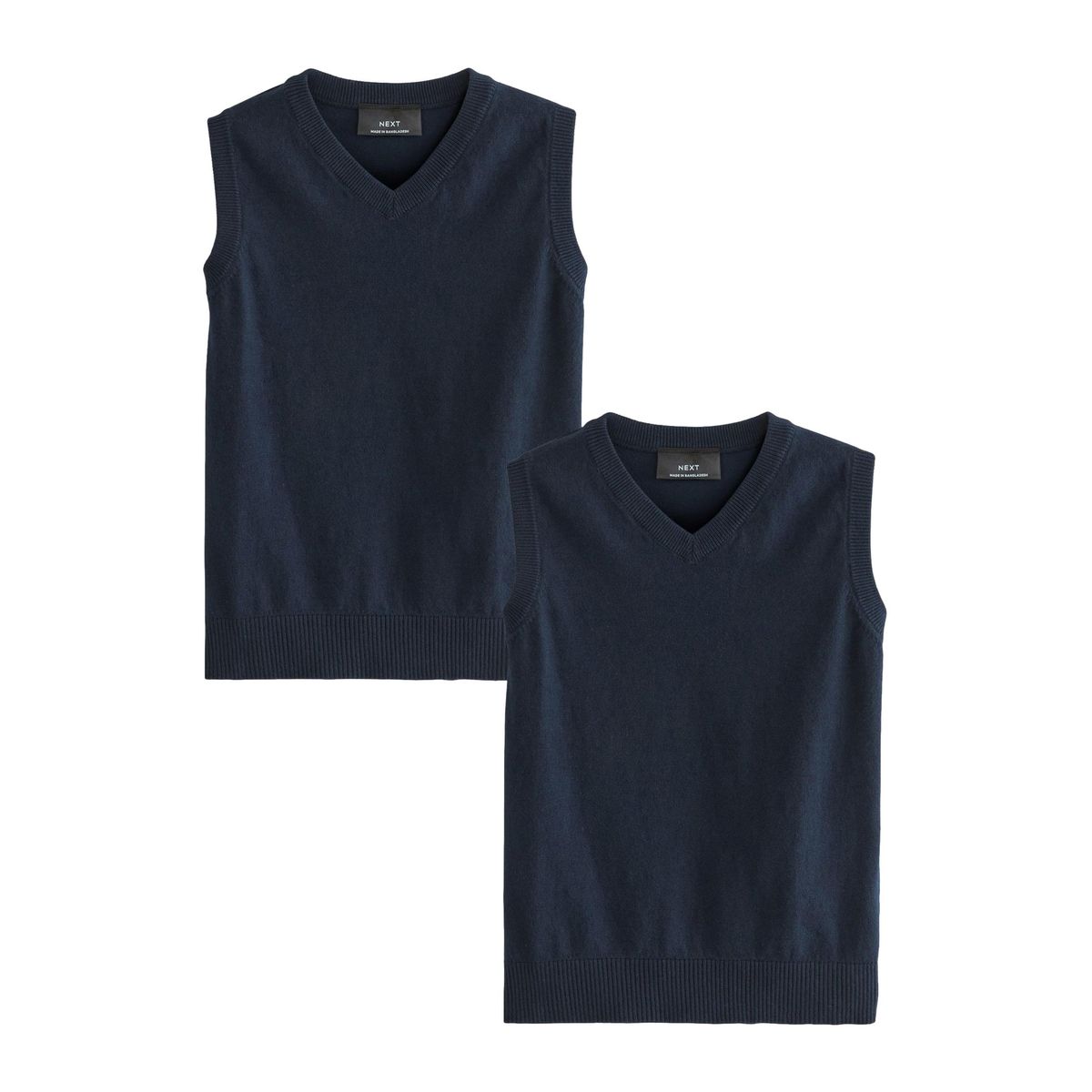 Débardeur d’école, lot de 2 bleu marine, NEXT