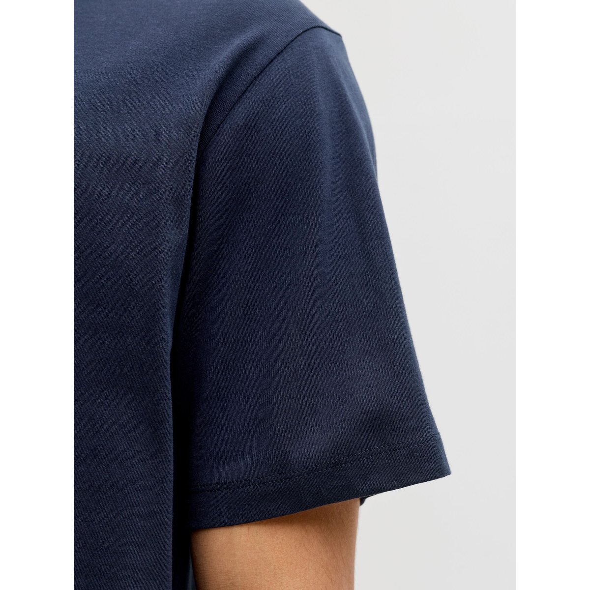 T-shirt manches courtes bleu marine, JACK & JONES