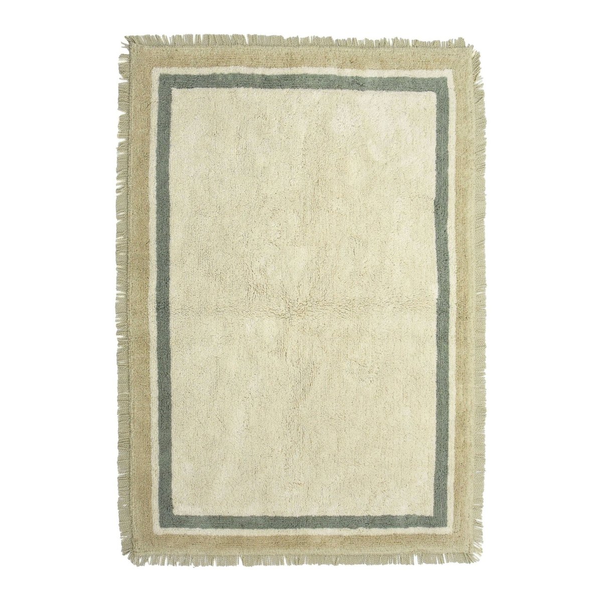 Tapis enfant en coton OSCAR beige sable, AFK LIVING